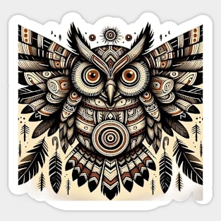 Owl Totem Sticker